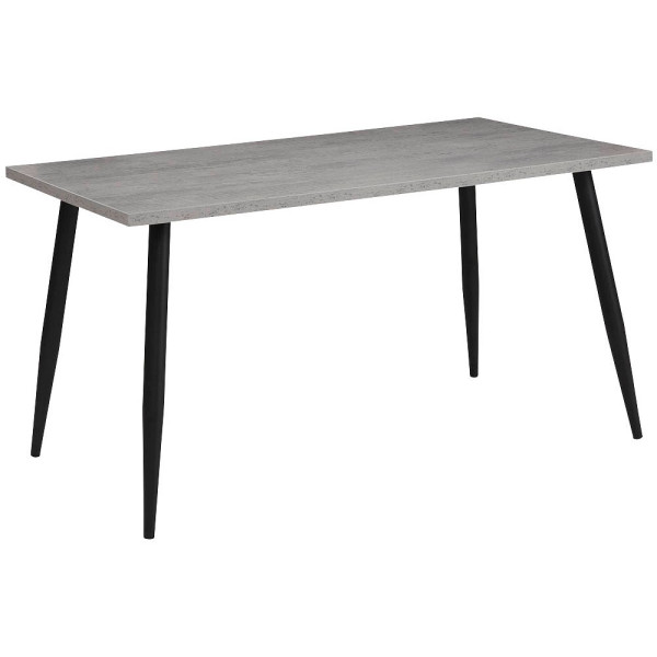 4032376013953 - Mehrzwecktisch myGERRY grau rechteckig 4-Fuß-Gestell schwarz 1400 x 800 x 745 cm