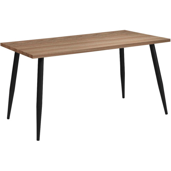 4032376014585 - Mehrzwecktisch myGERRY ulme rechteckig 4-Fuß-Gestell schwarz 1400 x 800 x 745 cm