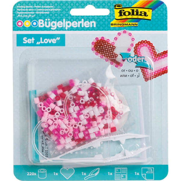 4001868099737 - Bügelperlen Starter Set LOVE 4001868099737 folia