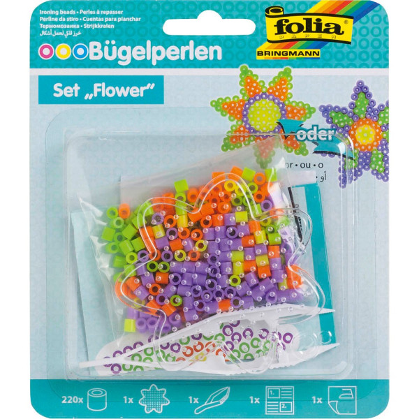 4001868099744 - Bügelperlen Starter Set FLOWER 4001868099744 folia