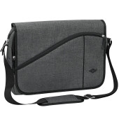 Laptoptasche Messenger Bag COLLEGE Kunstfaser grau