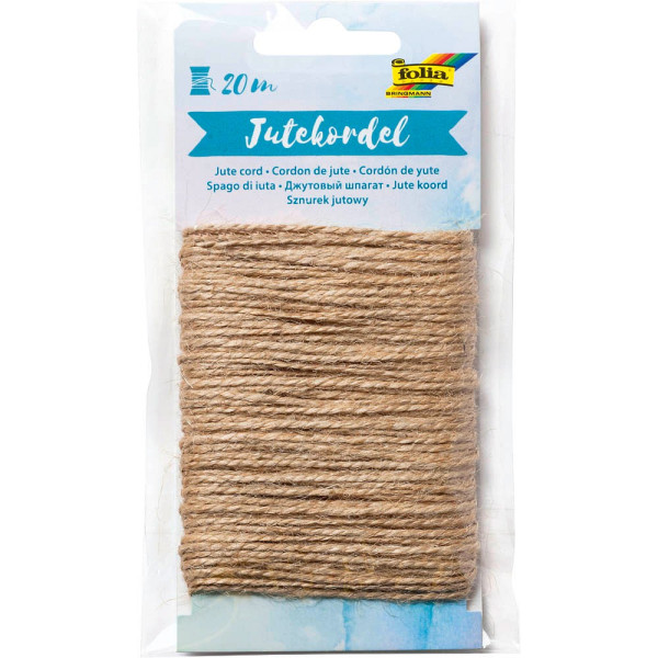 4001868118131 - Kordel Jute rauh beige 30 mm x 200 m 4001868118131 folia