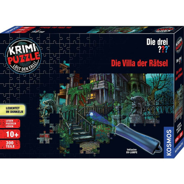 4002051697976 - KOSMOS KRIMI-PUZZLE Die drei??? Die Villa der Rätsel Puzzle 300 Teile