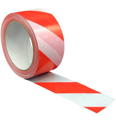 Warnklebeband rot/weiß 50,0 mm x 66,0 m 1 Rolle