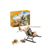 Wild Life 42476 Helikopter Tierrettung Spielfiguren-Set