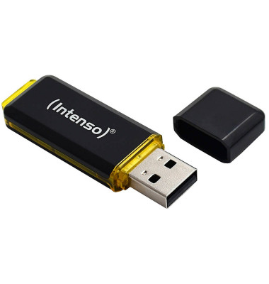 USB-Stick High Speed Line schwarz, gelb 256 GB