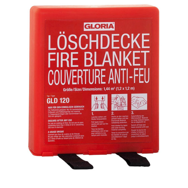 4006325666033 - GLORIA GLD120 - Feuer-Löschdecke 120x120 cm