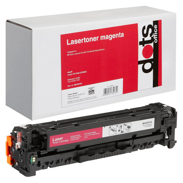 4250073734739 - Toner 25280006-DOTS kompatibel zu HP 312A magenta