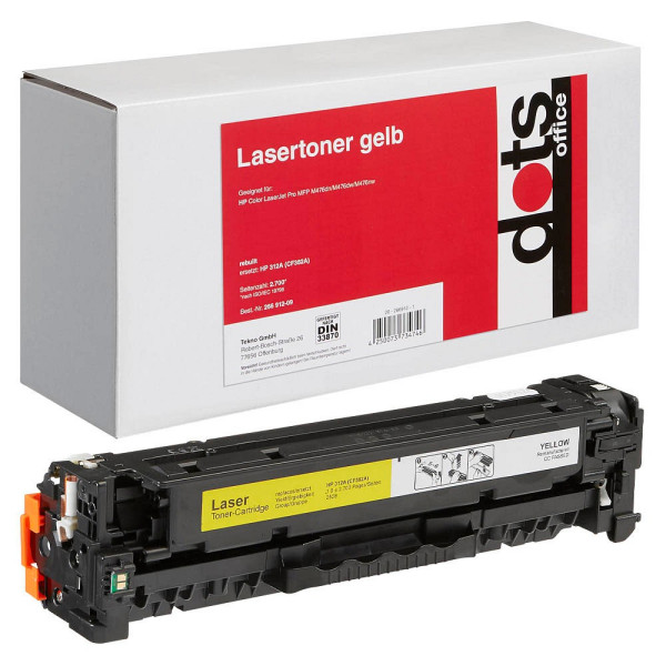 4250073734746 - Toner 25280009-DOTS kompatibel zu HP 312A gelb 4250073734746 Dots