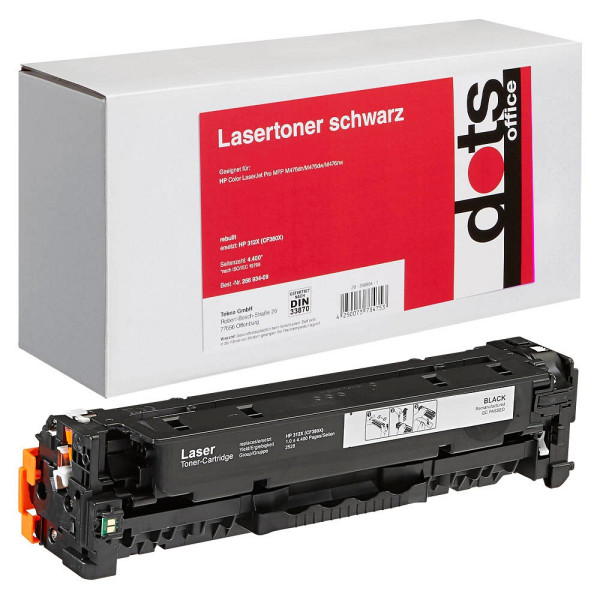 4250073734753 - Toner 25283000-DOTS kompatibel zu HP 312X schwarz 4250073734753 Dots