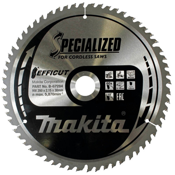 0088381541008 - B-67284 EFFICUT Kreissägeblatt 2600 mm 0088381541008 Makita