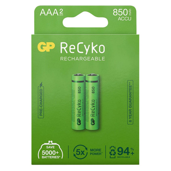 4891199199585 - 2 Akkus ReCyko+ Micro AAA 850 mAh 2 Stück