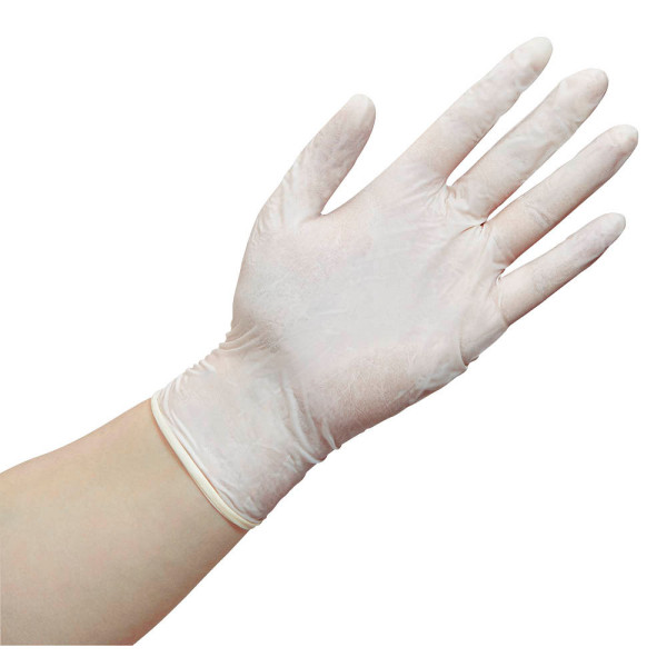 4250478406262 - Einmalhandschuhe Medi-Inn White Grip 93078 transparent Größe XL 10 Latex 4250478406262 93078 100 Stück