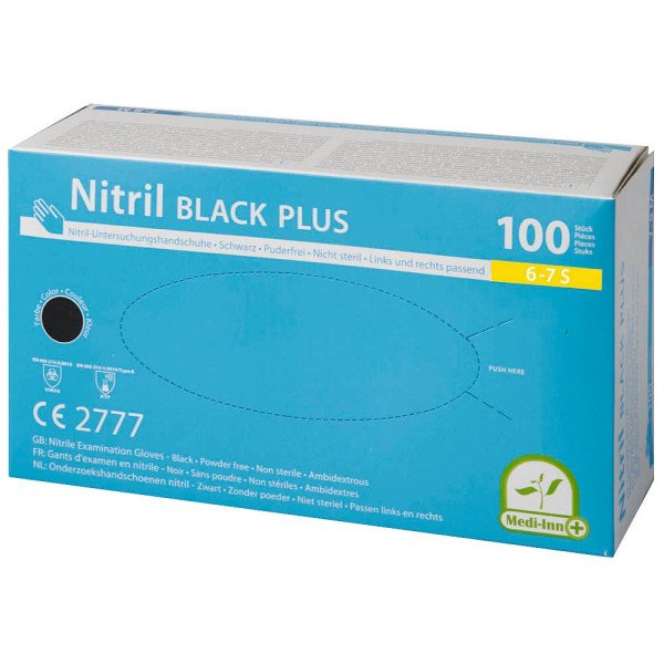 4250478410498 - Einmalhandschuhe Medi-Inn Black Plus 93017 Lebensmittelecht sc