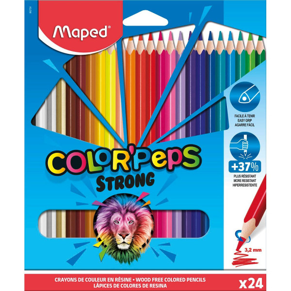 3154148627241 - COLORPEPS STRONG Buntstifte farbsortiert 3154148627241 862724 24 Stück