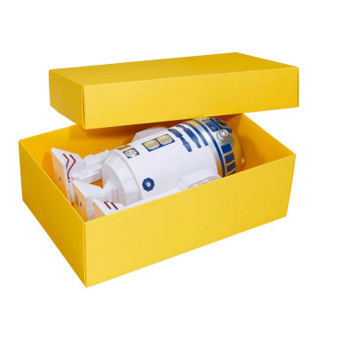 M Geschenkboxen 1,1 l gelb 17,0 x 11,0 x 6,0 cm