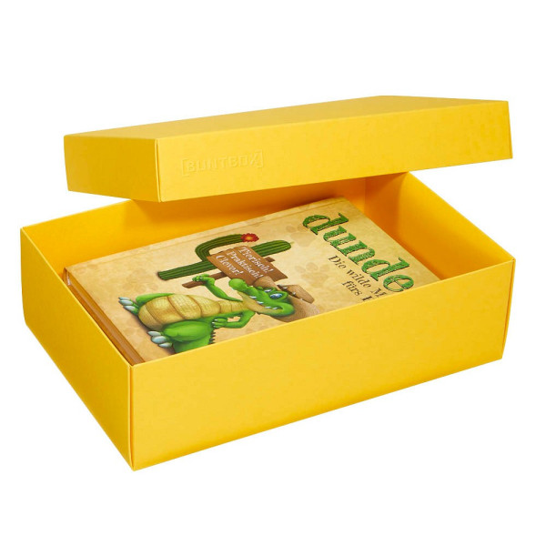 4056124035974 - Geschenkboxen Buntbox Geschenkbox L gb 2St 36 l - 266 x 172 x 78 cm gelb