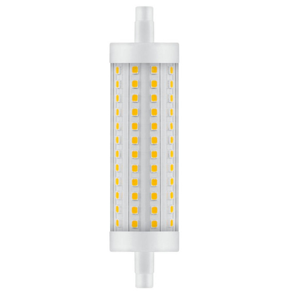 4058075432550 - Dimmbare led Stablampe mit R7s Sockel LED-Röhre mit 15W Ersatz für 125W-Glühbirne Warmweiss (2700K) - Weiß - Osram