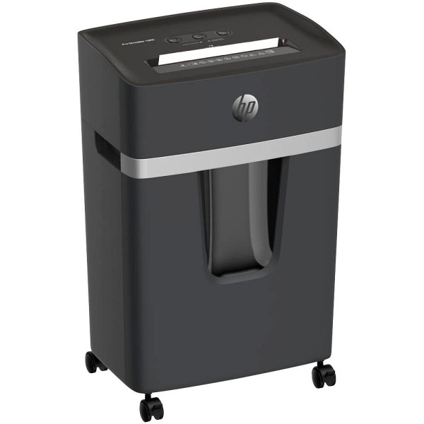 4030152028122 - Pro Shredder 10MC Aktenvernichter mit Partikelschnitt P-5 2 x 15 mm bis 10 Blatt schwarz