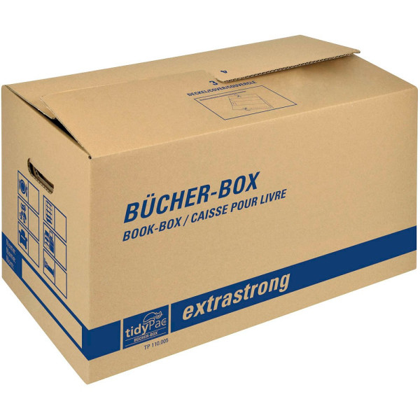 4033657961703 - Umzugskarton Bücher-Box TP 110005005 braun innen 575x295x330mm Wellpappe 4033657961703 5 Stück