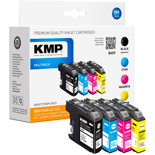 4011324370881 - 15254005 - Kompatibel - Schwarz - Cyan - Magenta - Gelb - Brother - Multi pack - Brother DCP J 132 W Brother DCP J 150 Series Brother DCP J 152 W Brother DCP J 152 WR Brother DCP - 4 Stück(e)