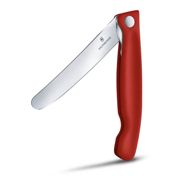 7613329102930 - VICTORINOX Gemüsemesser Swiss Classic silber rot glatt Klinge 110 cm