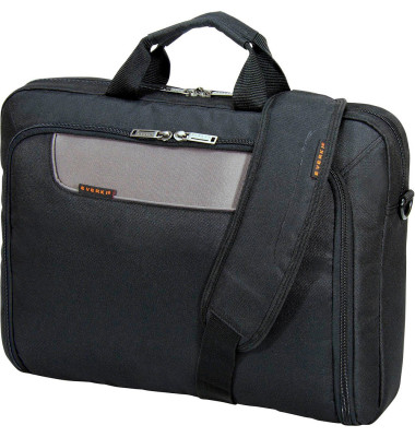 Laptoptasche ADVANCE Stoff schwarz