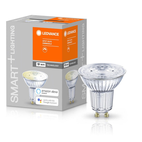 4058075485655 - Smart+ eek g (a - g) smart+ WiFi spot GU10 Dimmable 40 45° 5 W 2700K GU10 GU10 Warmweiß - Ledvance