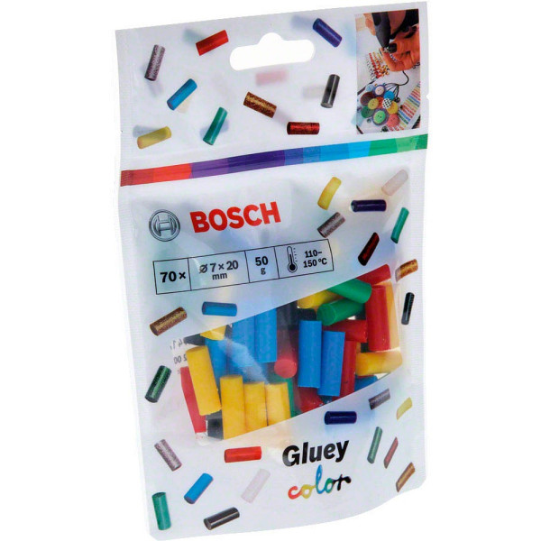 3165140941280 - BOSCH 2608002005 - Heißklebestick Ø 7 mm für BOSCH GLUEY Color 70 Stück