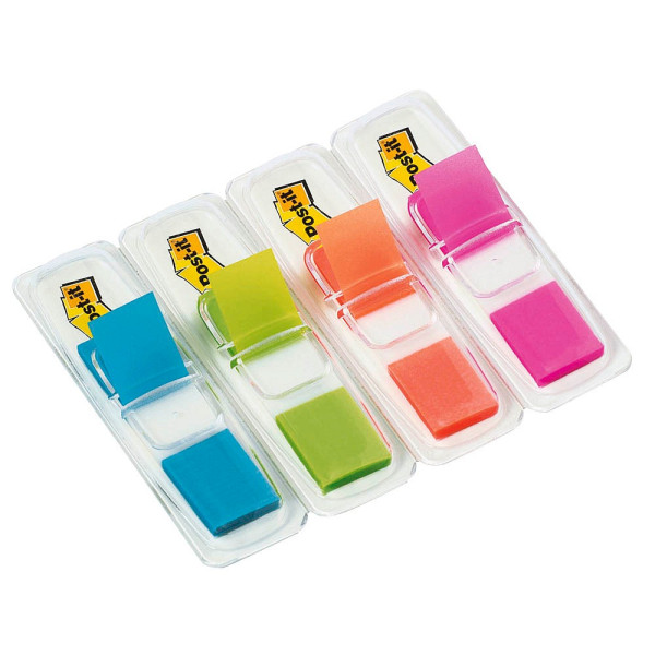 3134375444910 - Post-it® Haftmarker 4x35 Haftmarker Index mini türkis limonengrün orange pink