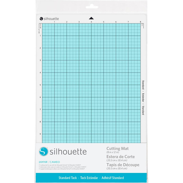 0814792012369 - CUT-MAT-8 Schneidematte für Schneideplotter normal klebend 203 x 305 mm (8  x 12 Zoll)