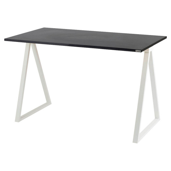 3660141256291 - Schreibtisch easyHome LV9 LV91301 74cm (H) 110cmx60cm (BxT) rechteckig schwarz   Weiß 3660141256291 PAPERFLOW