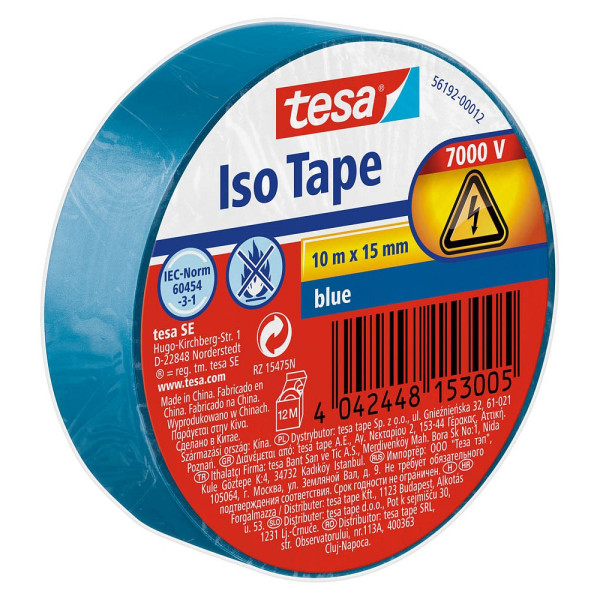 4042448153005 - Iso Tape Isolierband blau 150 mm x 100 m 1 Rolle 4042448153005 Tesa