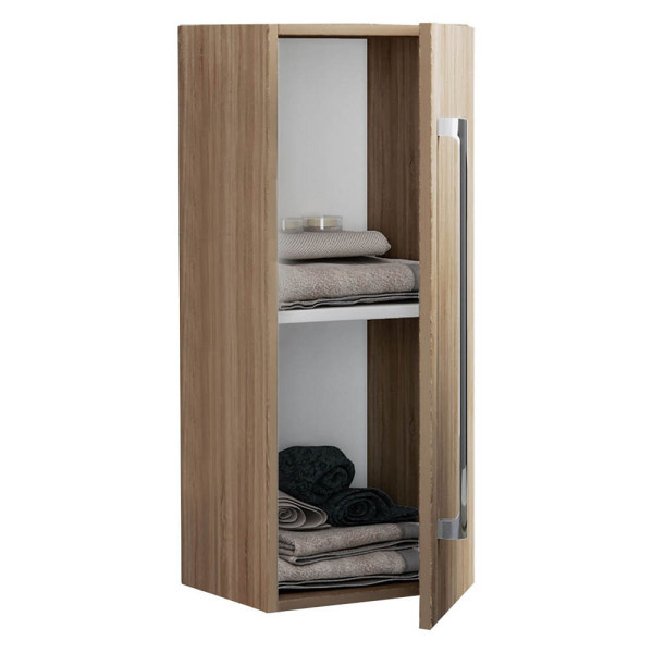 4051814381300 - Holz Badmöbel Wandregal Midischrank Badregal Badschrank Badezimmer Schublade Badinos D