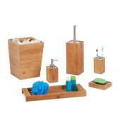 Badaccessoires-Set braun