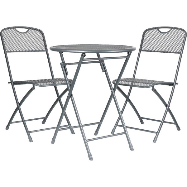 4009977866592 - Greemotion Balkon-Set Balkonset Estera Grau Metall