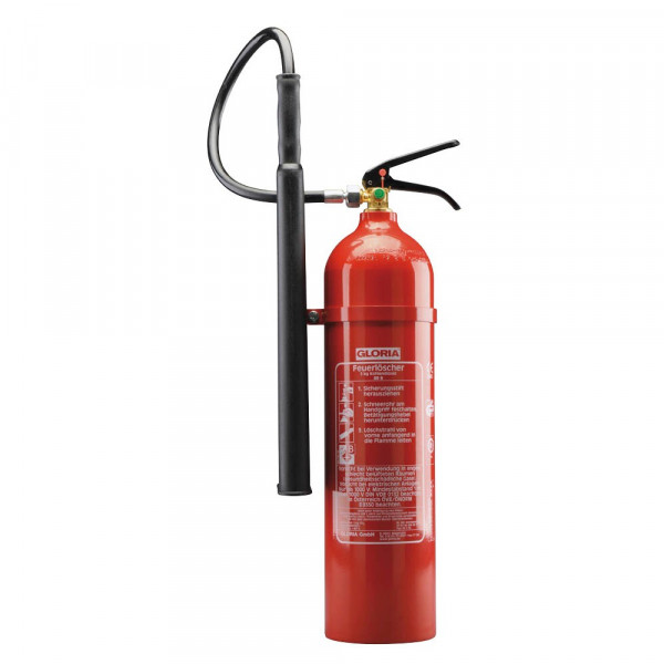 4006325506650 - GLORIA Kohlendioxid-(CO₂)-Feuerlöscher Inhalt 5 kg inkl Schneerohr Brandklasse B