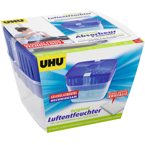 4026700521559 - Luftentfeuchter Original Bekämpft Feuchtigkeit und Schimmel in Wohnräumen 450g - UHU