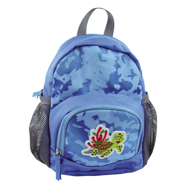 9004546425809 - Kindergartenrucksack Mini Schildkröte Kunstfaser blau 9004546425809 Donau 7291100-75