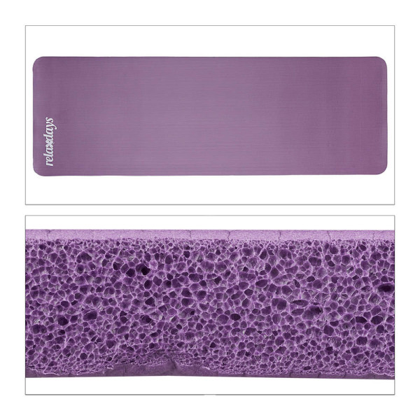 4052025971199 - relaxdays Yogamatte violett 600 x 1800 x 10 cm