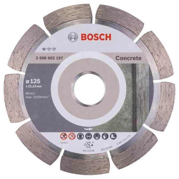 3165140441254 - 23 Standard for Concrete Diamanttrennscheibe 125x2223 Standard for Concrete 2608602197 3165140441254