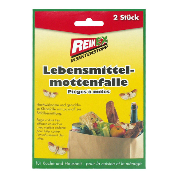 4068400013606 - Reinex Lebensmittelmottenfalle Für Küche und Haushalt 1 Packung = 2 Stück