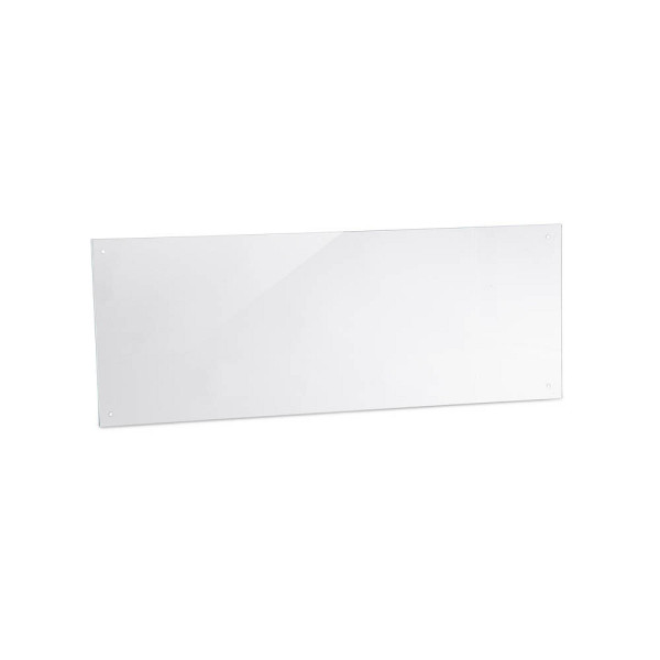 4052025914783 - Spritzschutz Küche Sicherheitsglas Küchenzeile Fliesenschutz Herdblende 40x100 cm Wandmontage transparent - Relaxdays