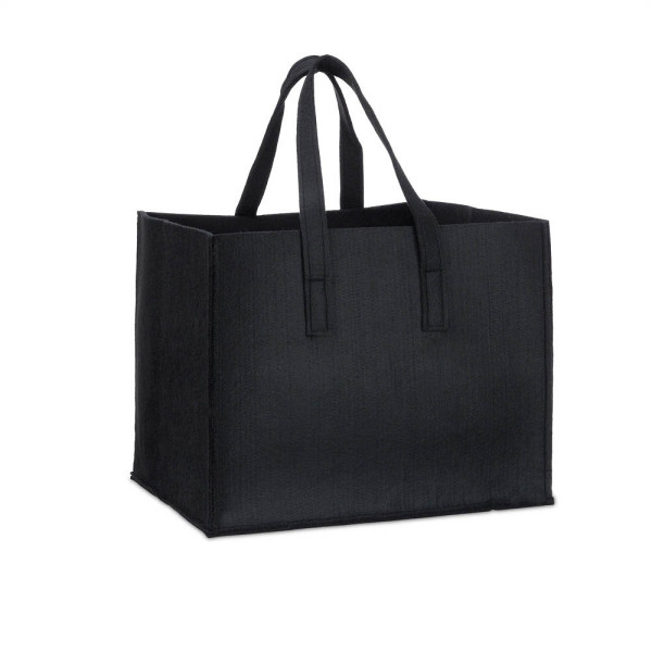 4052025956219 - Kaminholztasche 500 l schwarz 430 x 365 x 345 cm 4052025956219 relaxdays