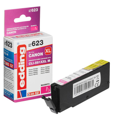 EDD-623 magenta Tintenpatrone ersetzt Canon CLI-581XXL M