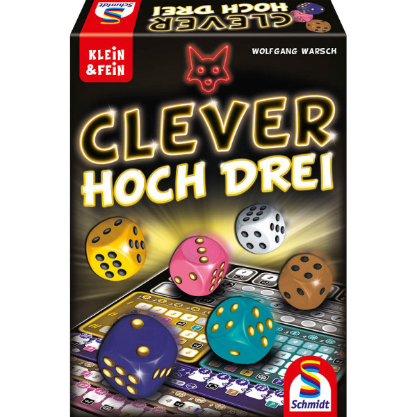 4001504493844 - Würfelspiel Clever hoch Drei - ab 10 Jahren