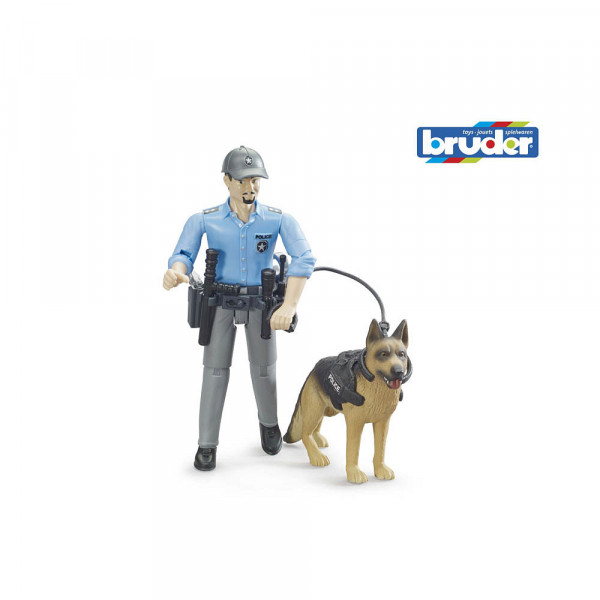 4001702621506 - bworld 62150 Polizist mit Hund Spielfiguren-Set 4001702621506 62150