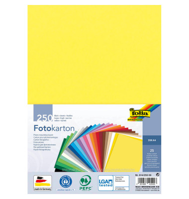 Fotokarton farbsortiert 300 g/qm