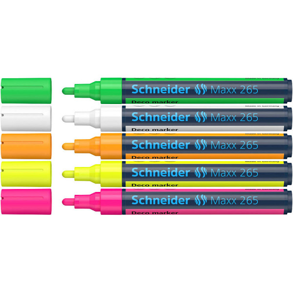 4004675154460 - Maxx 265 Kreidemarker farbsortiert 20 - 30 mm 4004675154460 50-126595 5 Stück