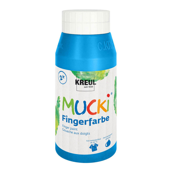 4000798032081 - MUCKI Fingerfarbe blau 4000798032081 750 Milliliter